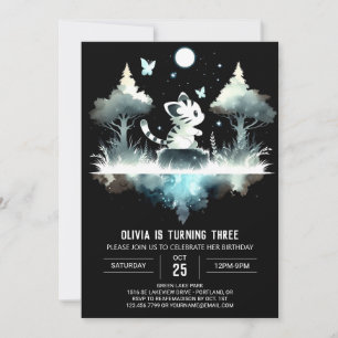 Castle Little Tiger Birthday Einladung