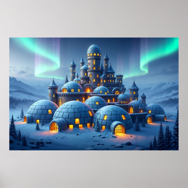 Castle of Winter Hearth Poster (Vorne)