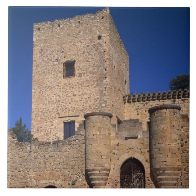 Castle Pedraza, Castilla Leon, Spanien 2 Fliese (Vorderseite)
