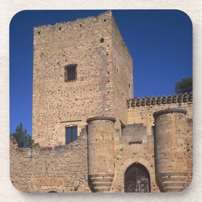 Castle Pedraza, Castilla Leon, Spanien 2 Untersetzer (Vorderseite)