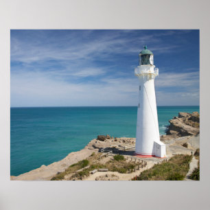 Castle Point Lighthouse, Castlepoint, Wairarapa, Poster