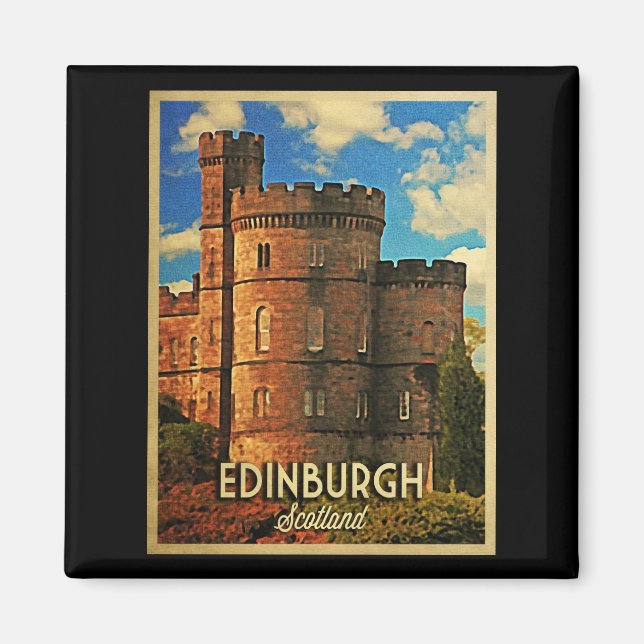 Castle Rock Edinburgh Magnet (Vorne)