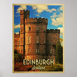 Castle Rock Edinburgh Poster