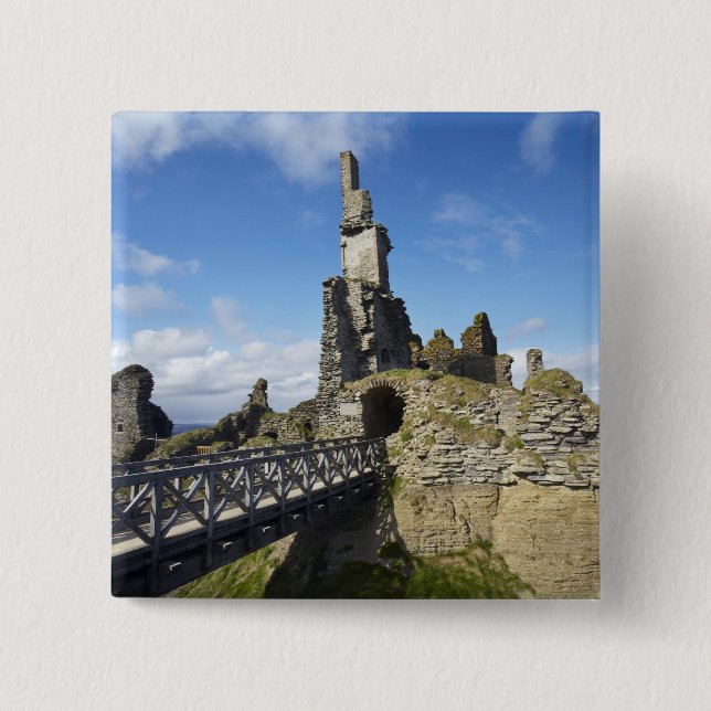 Castle Sinclair Girnigoe, Wick, Caithness, Button (Vorderseite)