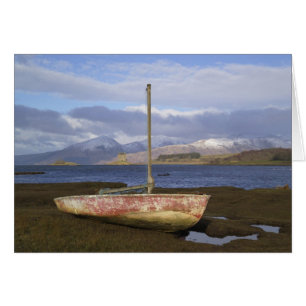 Castle Stalker mit Fischerboot im
