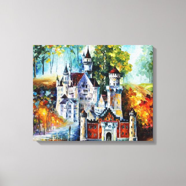 CASTLE von Leonid Afremov Leinwanddruck (Vorderseite)