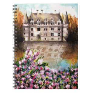 Castle Watercolor Notebook Notizblock