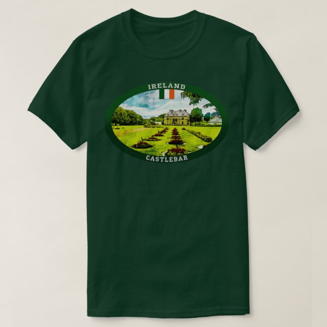Castlebar Ireland Travel T-Shirt (Design vorne)