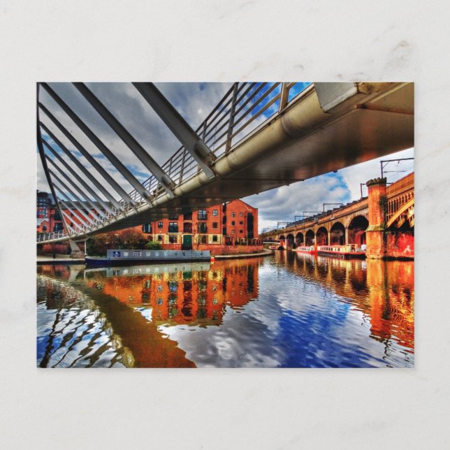 Castlefield Junction Postkarte (Vorderseite)