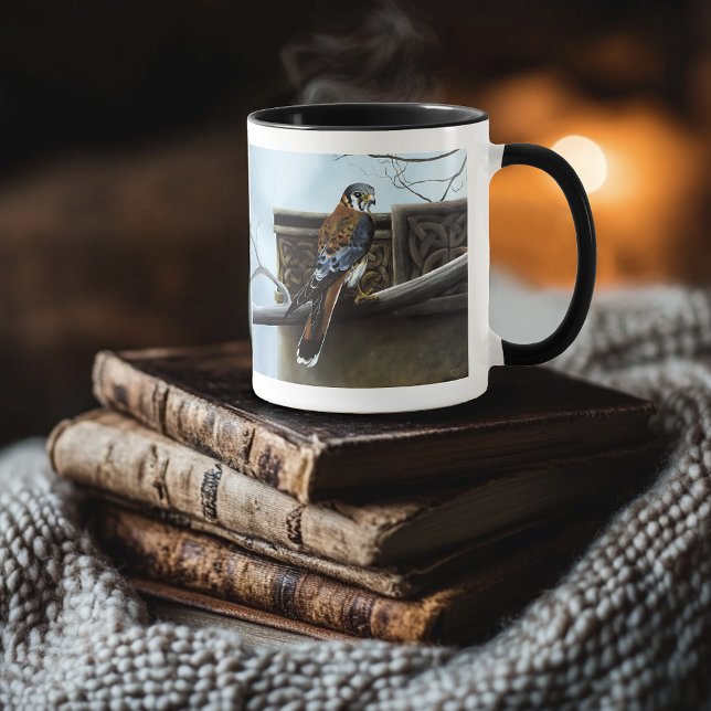 Castler Celtic Kestrel Bird Tasse (Von Creator hochgeladen)
