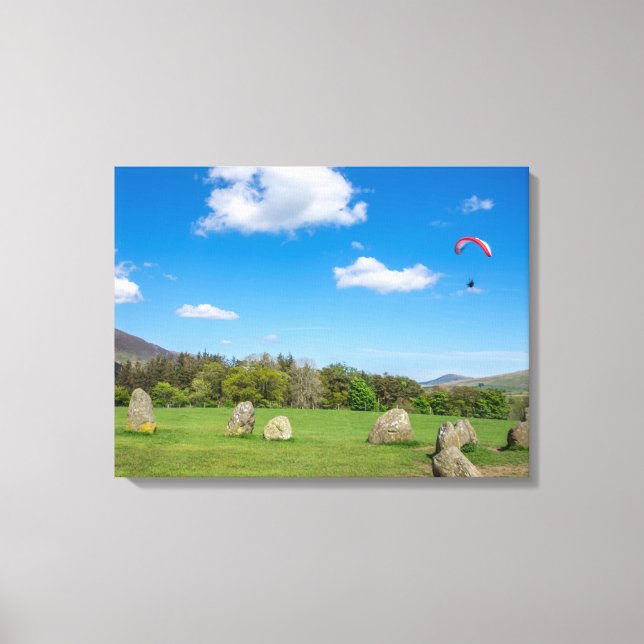 Castlerigg Stone Circle View Leinwand (Vorderseite)