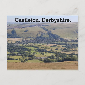 Castleton, Derbyshire. Feiertagspostkarte