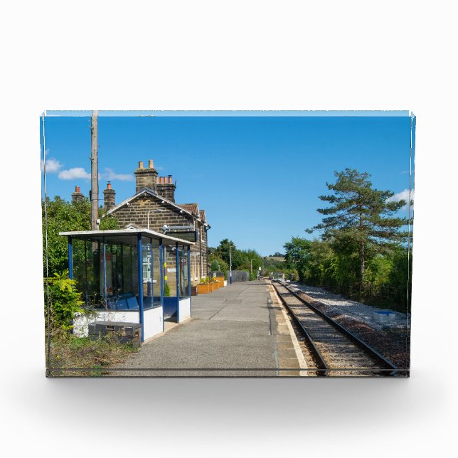 Castleton Moor Railway Station Fotoblock (Vorderseite)