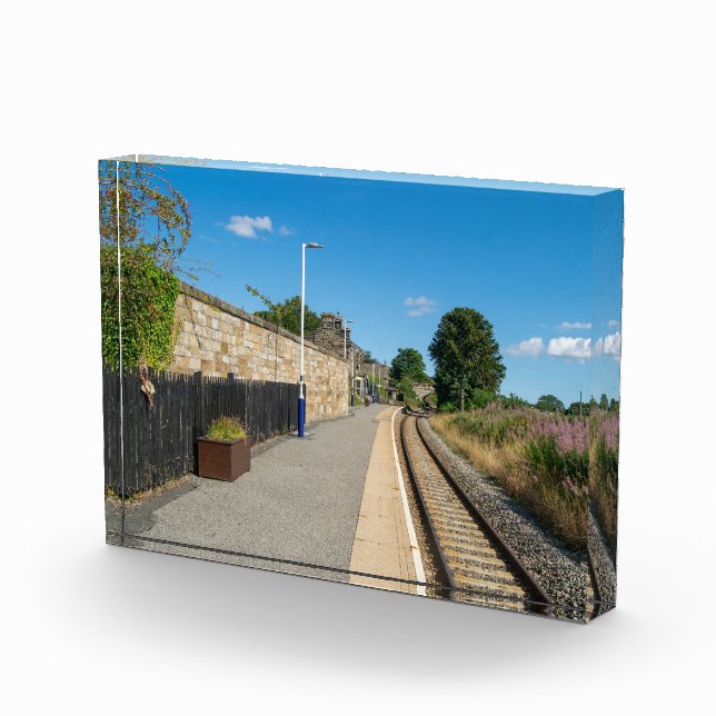 Castleton Moor Railway Station Fotoblock (Rechts)