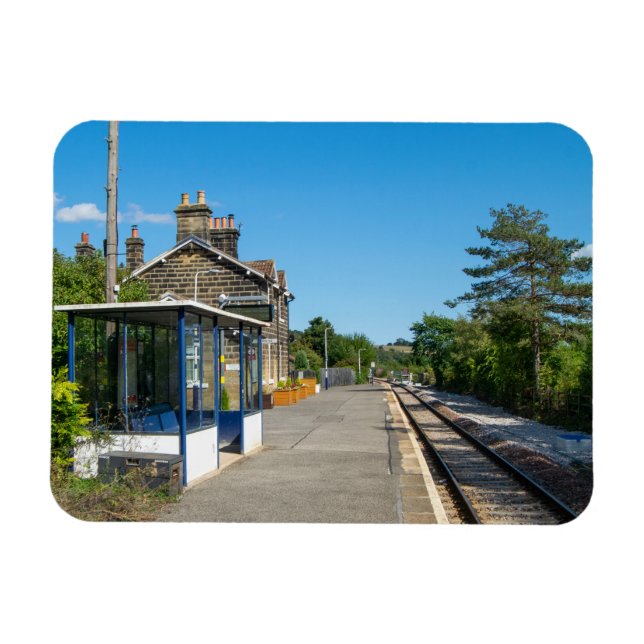 Castleton Moor Railway Station Magnet (Horizontal)