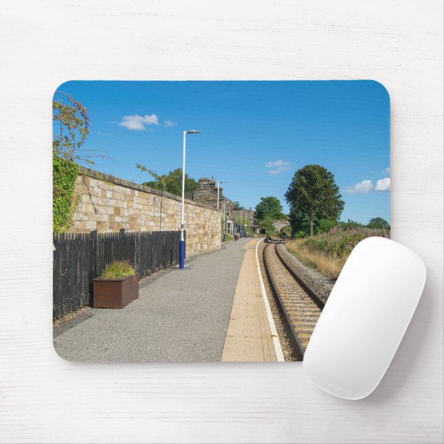 Castleton Moor Railway Station Mousepad (Mit Mouse)