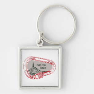 Castleton Tower Climbing Carabiner Schlüsselanhänger