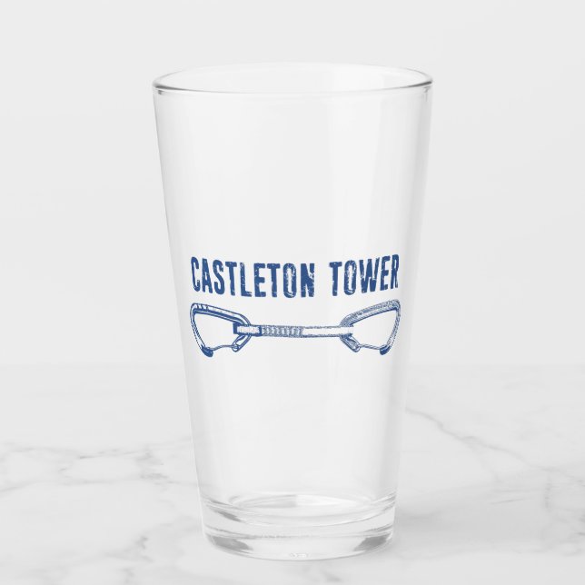 Castleton Tower Klettern Glas (Vorderseite)