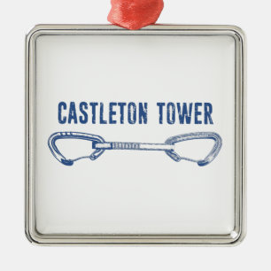 Castleton Tower Klettern Ornament Aus Metall