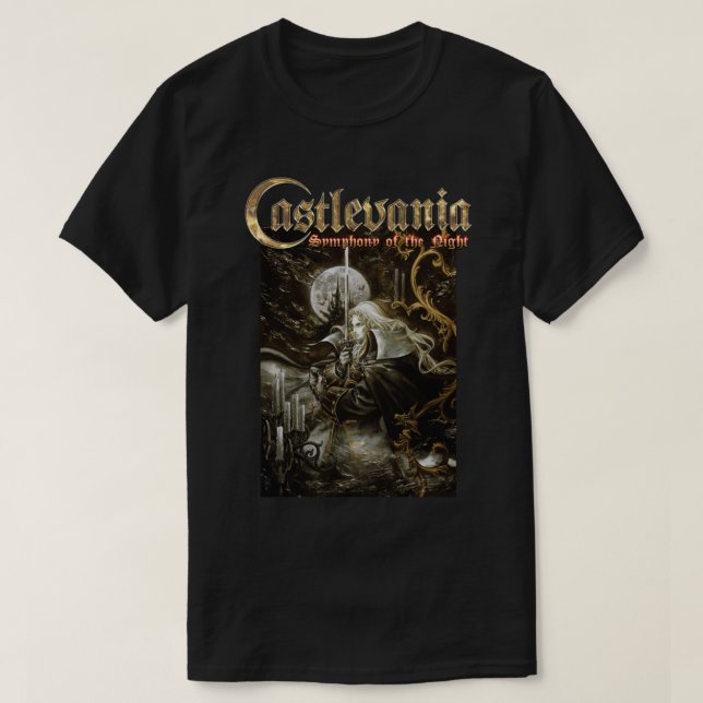 Castlevania - Symphonie de la nuit T - Shirt class (Design vorne)