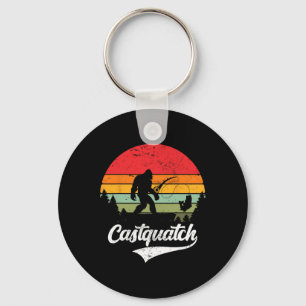 Castquatch Lustig Byss Fischer Angeln Meme  Schlüsselanhänger