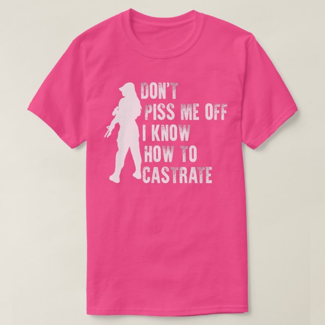 Castriere Feminist Girl Vet Tech Feminismus Dog Ei T-Shirt (Design vorne)