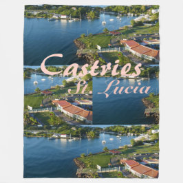 Castries Saint Lucia Caribbean Island Fleecedecke