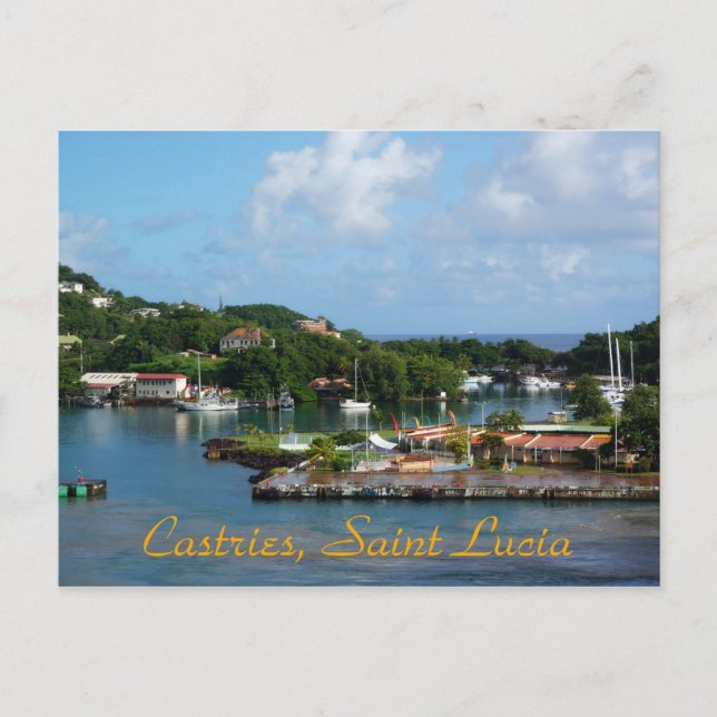 Castries, Saint Lucia Postkarte (Vorderseite)