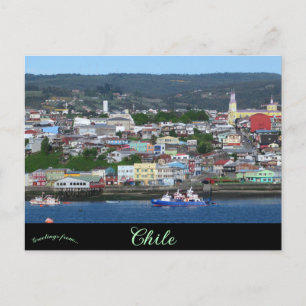 Castro Chile Postkarte