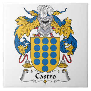 Castro Familienwappen Fliese