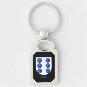 Castro Historischer Schild Schlüsselanhänger