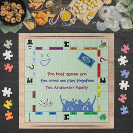 Casual and Fun Family Board Game Jigsaw Puzzle
