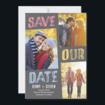 Casual Chic Save the Date Card<br><div class="desc">Moderne und stilvolle Speicherkarten von Berry Berry Sweet Designs. Besuchen Sie unseren Design-Showroom unter WWW.BERRYBERRYSWEET.COM für stilvollere Bürodesigns.</div>