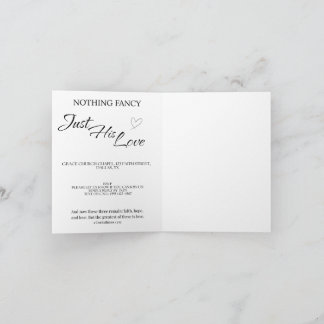 Casual Christian Wedding Invitation | Faith Einladung