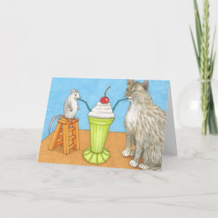 Cat 365 funny Greeting Card Karte