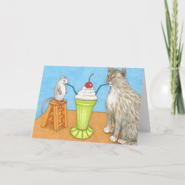 Cat 365 funny Greeting Card Karte (Vorderseite)