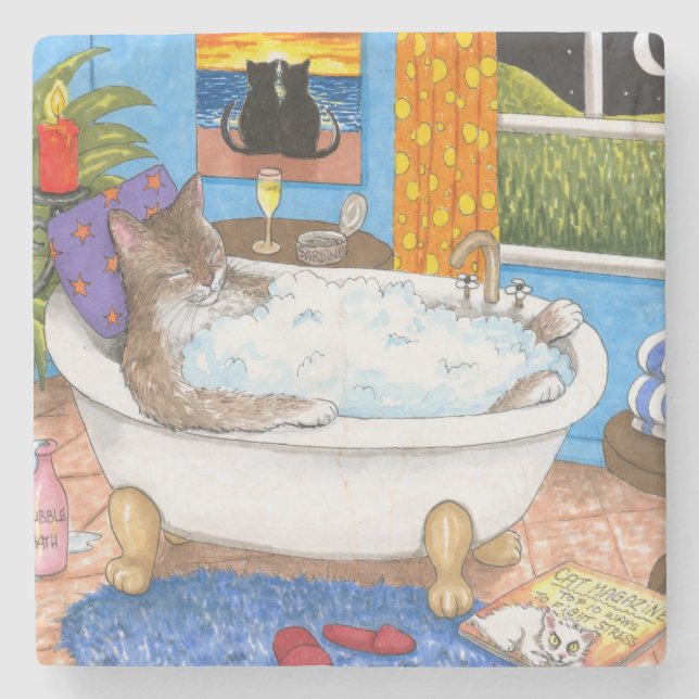 cat 567 steinuntersetzer (Vorderseite)