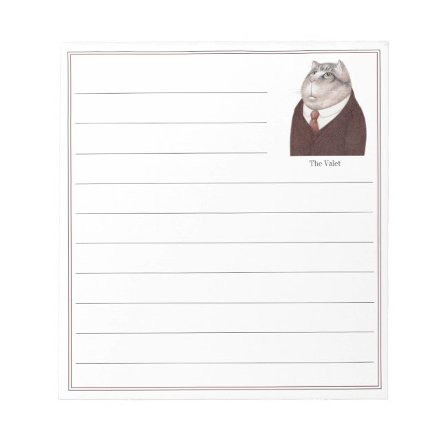 CAT 5.5x6 Notepad + Zeilen Notizblock (Vorderseite)