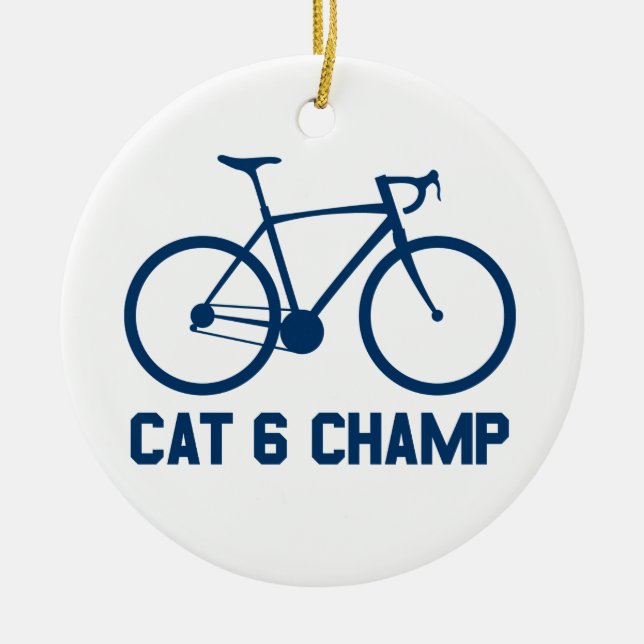 CAT 6 Champ Keramik Ornament (Vorne)