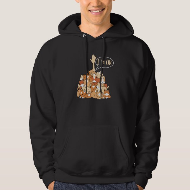 Cat Adoption Animal Rescue Animal Rights Rescue  4 Hoodie (Vorderseite)