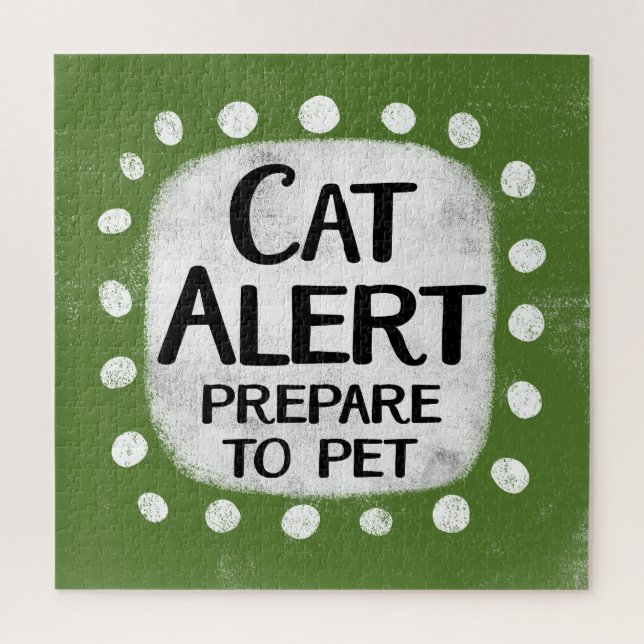 Cat Alert Jigsaw Puzzle (Vertikal)
