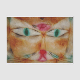 Cat and Bird, Paul Klee, Decoupage Seidenpapier