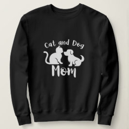 Cat and Dog Mama Silhouette Sweatshirt