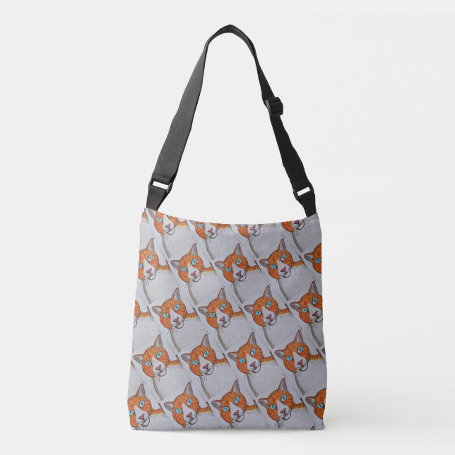 Cat and Dog Tote bag Tragetaschen Mit Langen Trägern (Vorderseite)