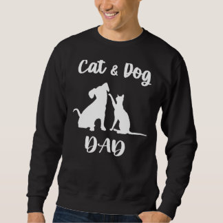 Cat and Dog Vater Shirt Haustiere Tiere Lover Welp