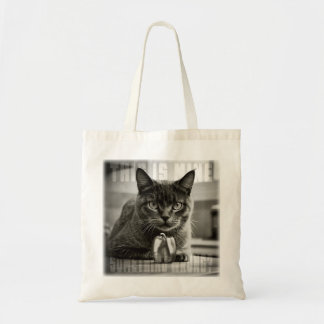 cat and green pepper tragetasche