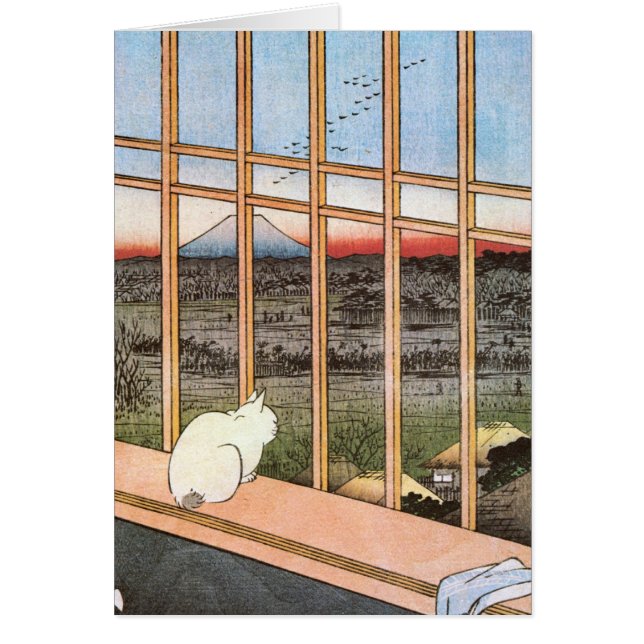 Cat and Mount Fuji, Hiroshige (Vorne)