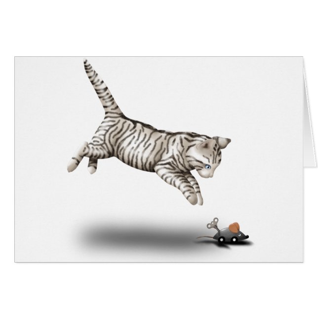 Cat and Mouse Cartoon (Vorderseite (Horizontal))