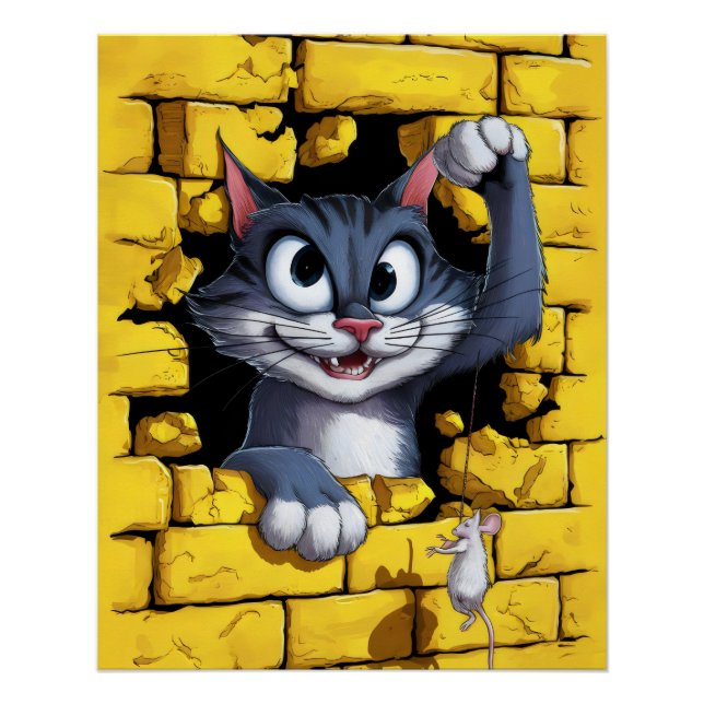 Cat and mouse. poster (Vorderseite)