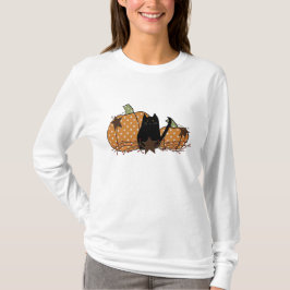 Cat and Pumpkins Shirt